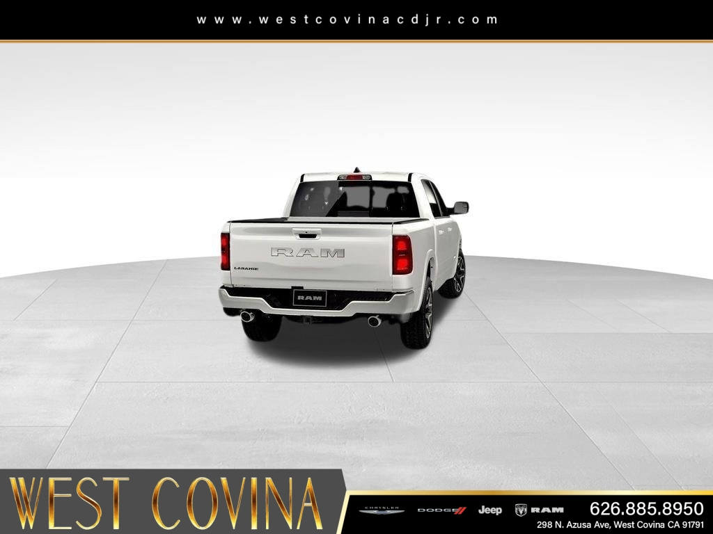 New 2026 Bright White Clear-Coat Exterior Paint RAM Laramie image 14
