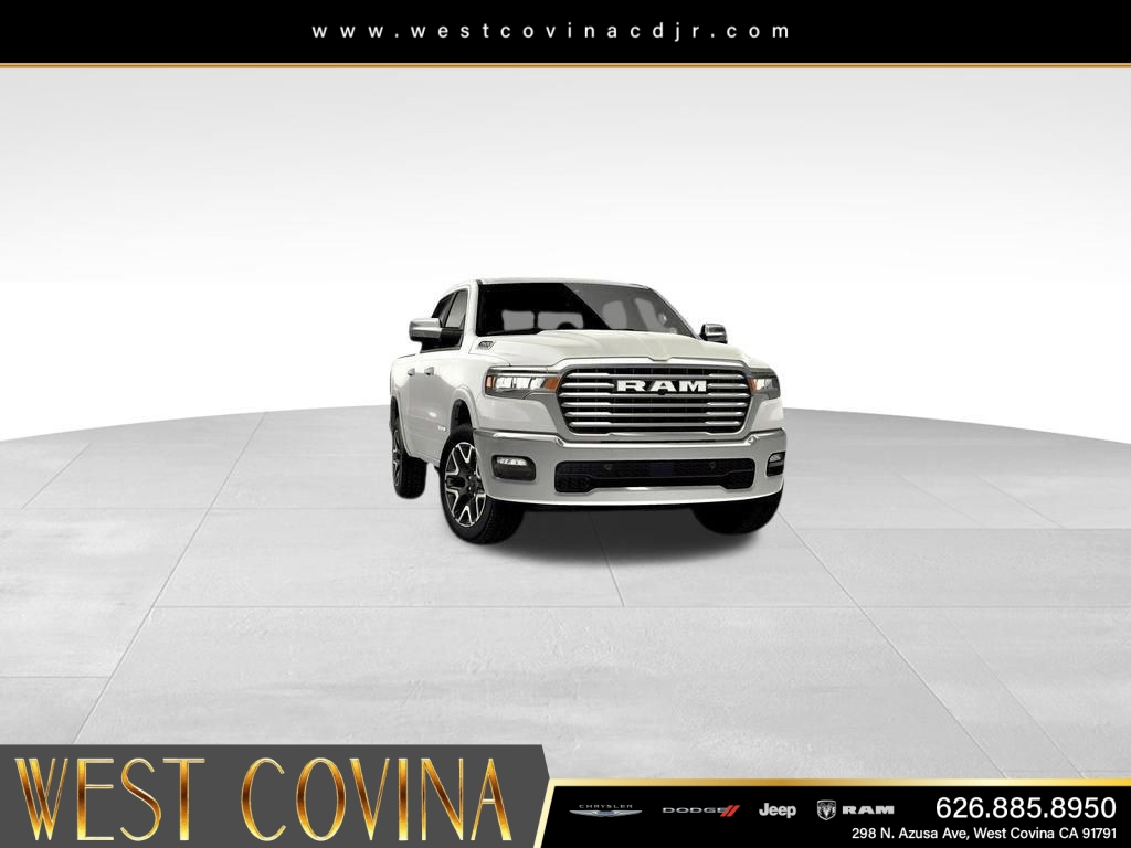 New 2026 Bright White Clear-Coat Exterior Paint RAM Laramie image 16