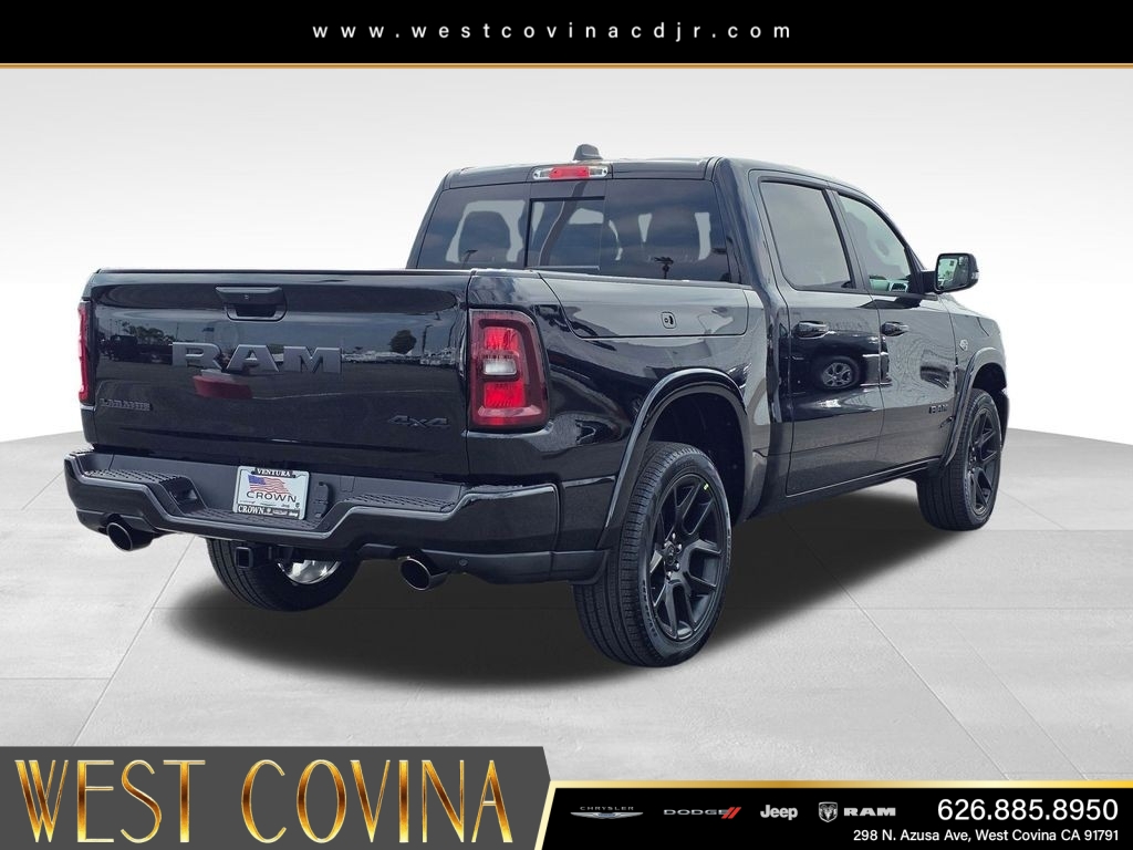 New 2026 Diamond Black Crystal Pearl-Coat Exterior Paint RAM Laramie image 5