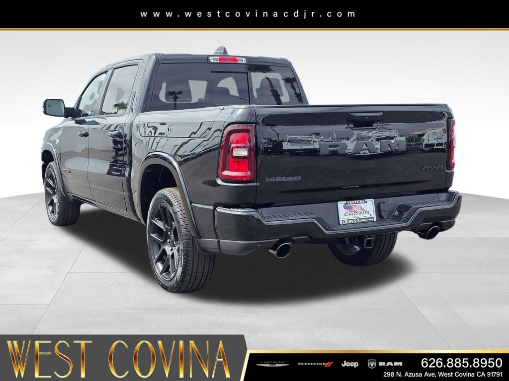 New 2026 Diamond Black Crystal Pearl-Coat Exterior Paint RAM Laramie image 7