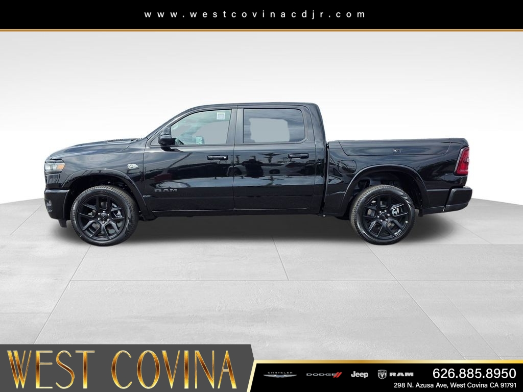 New 2026 Diamond Black Crystal Pearl-Coat Exterior Paint RAM Laramie image 8