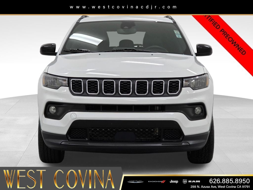 Certified Used 2025 White Jeep Latitude image 2