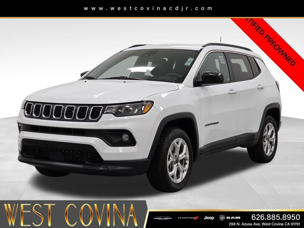 Certified Used 2025 White Jeep Latitude image 3