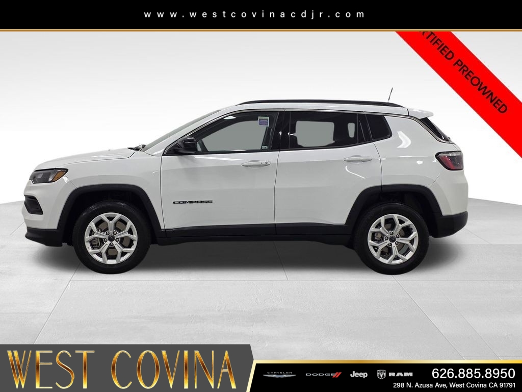 Certified Used 2025 White Jeep Latitude image 4