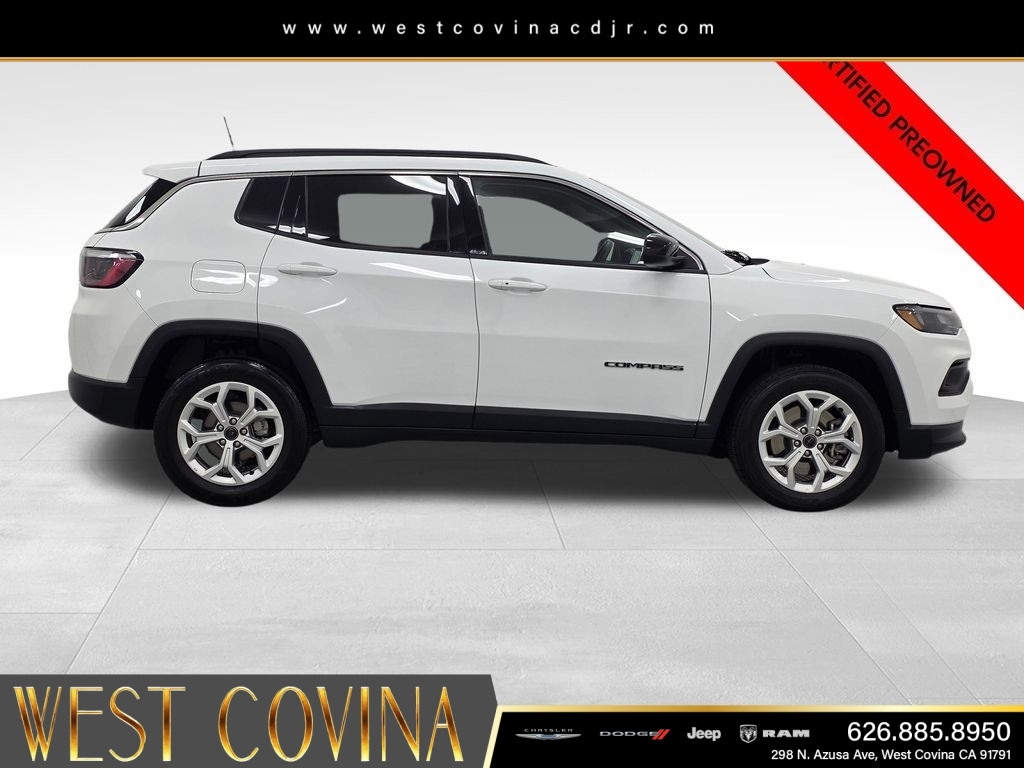 Certified Used 2025 White Jeep Latitude image 8