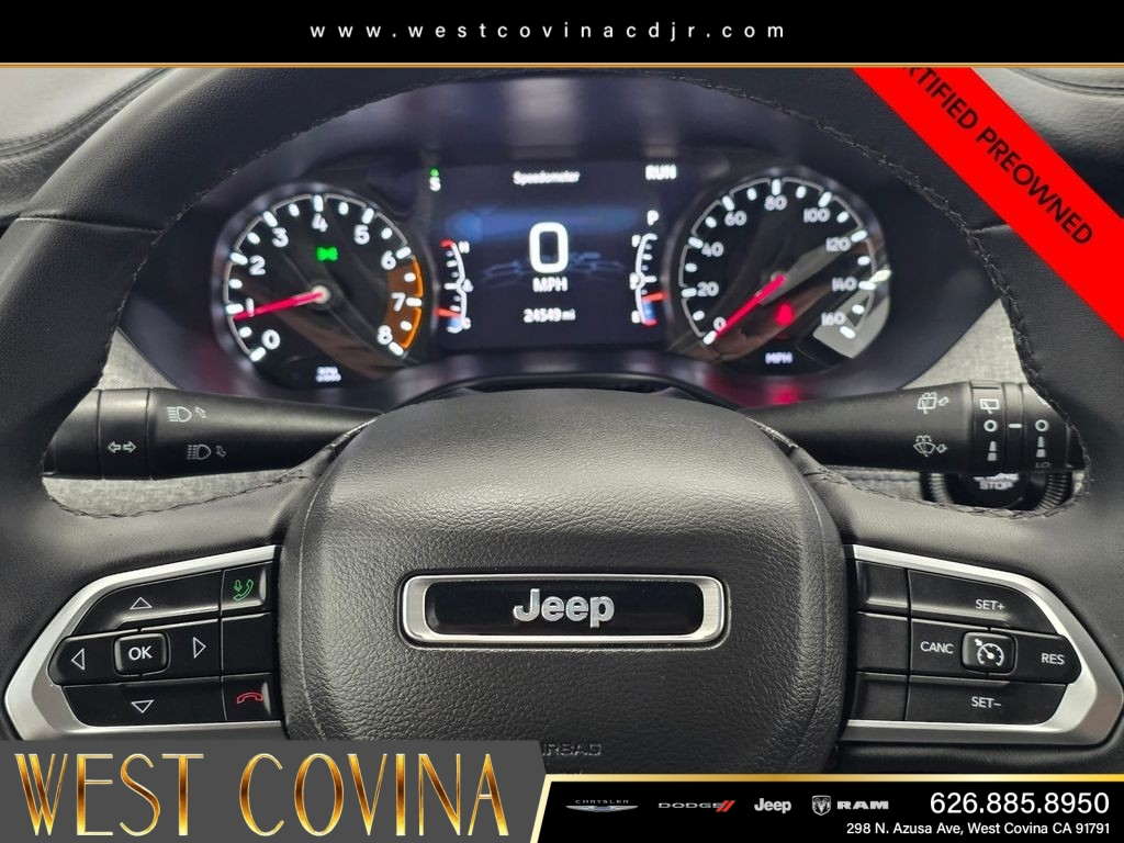 Certified Used 2025 White Jeep Latitude image 22