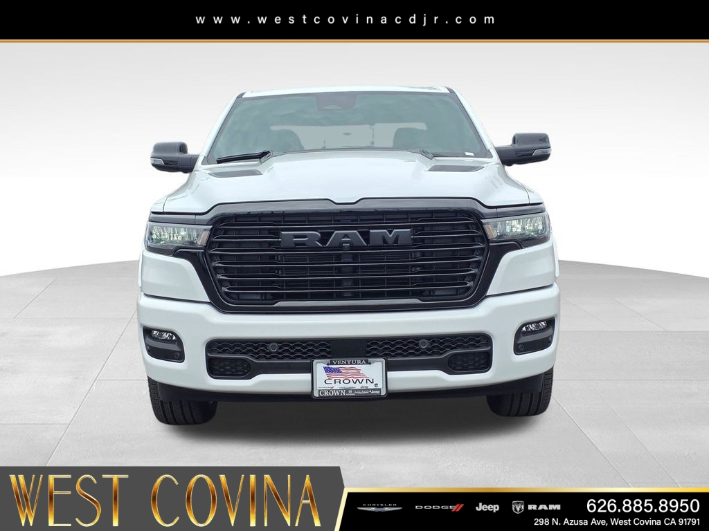 New 2026 Bright White Clear-Coat Exterior Paint RAM Laramie image 2