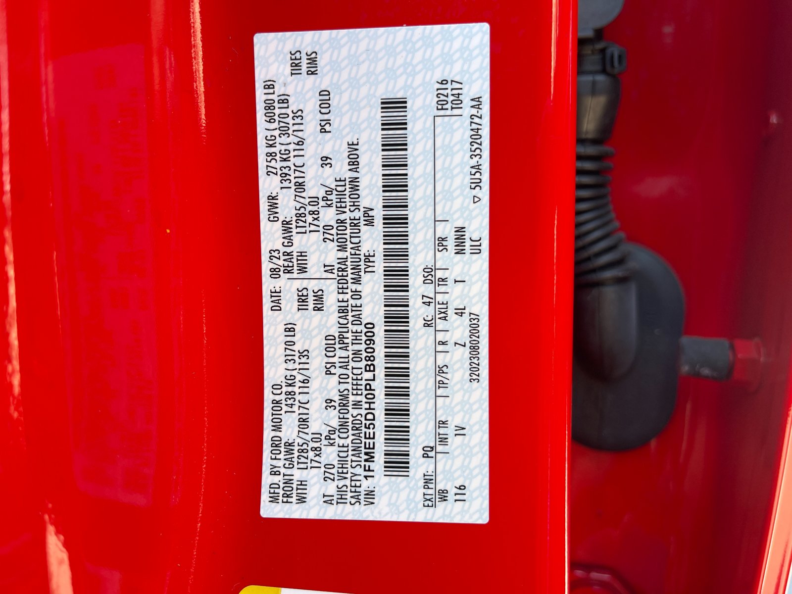 Used 2023 Red Ford Badlands image 35
