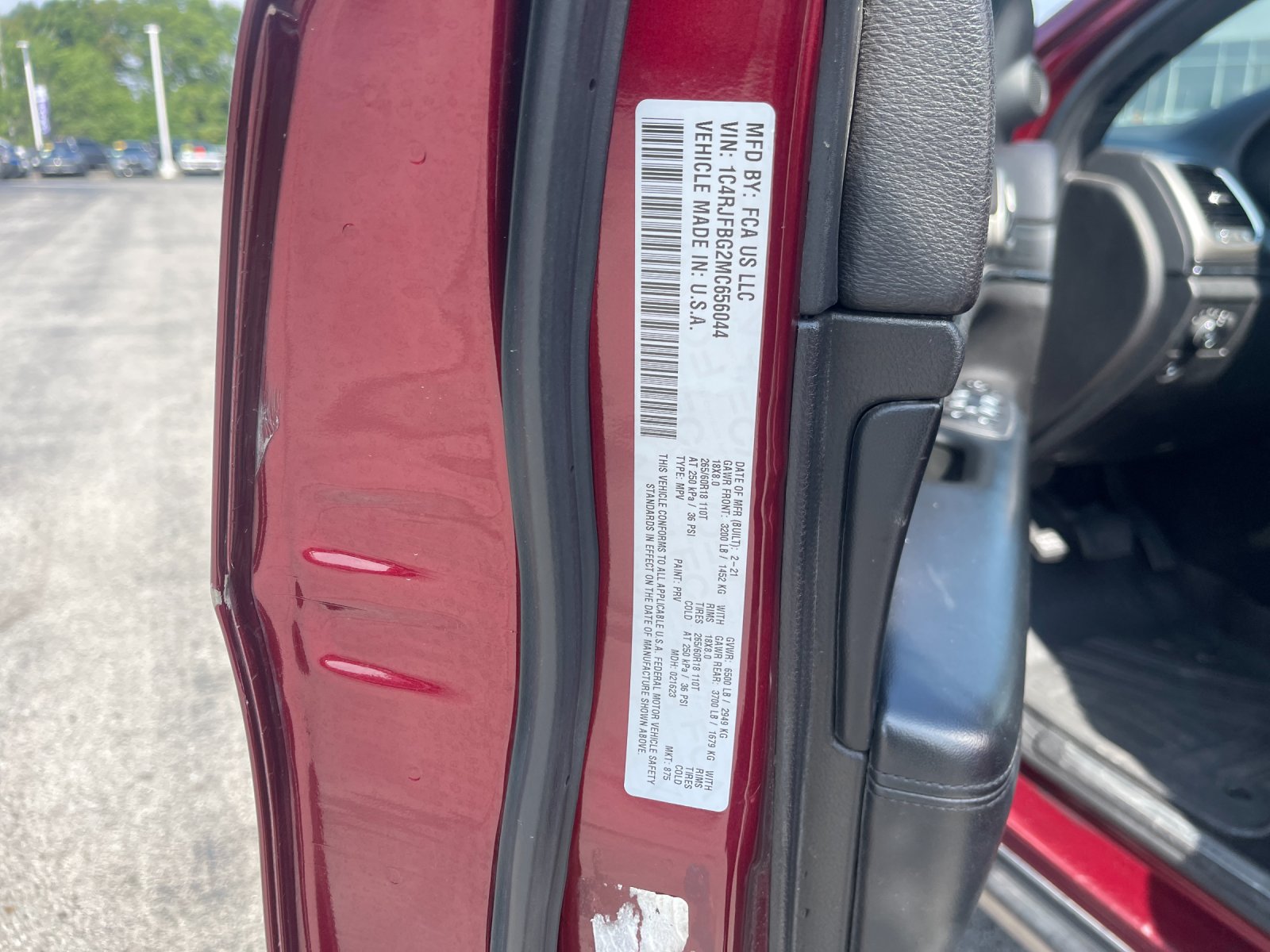 Used 2021 Red Jeep Limited image 34