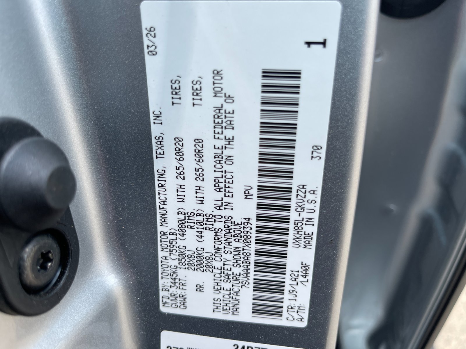 2026 Toyota Sequoia Platinum - Photo 35
