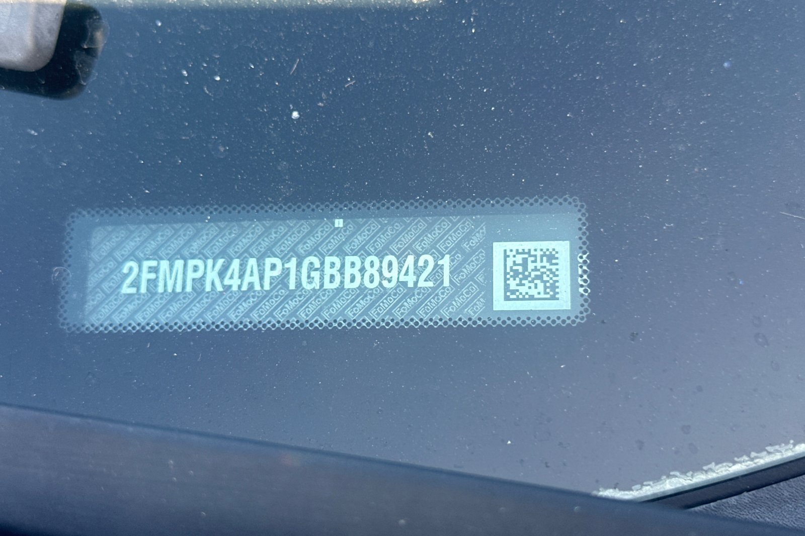 Used 2016 Black Ford Sport image 2