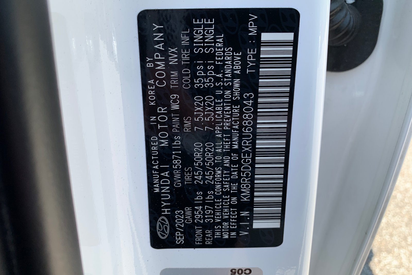 Used 2024 White Hyundai Limited image 37