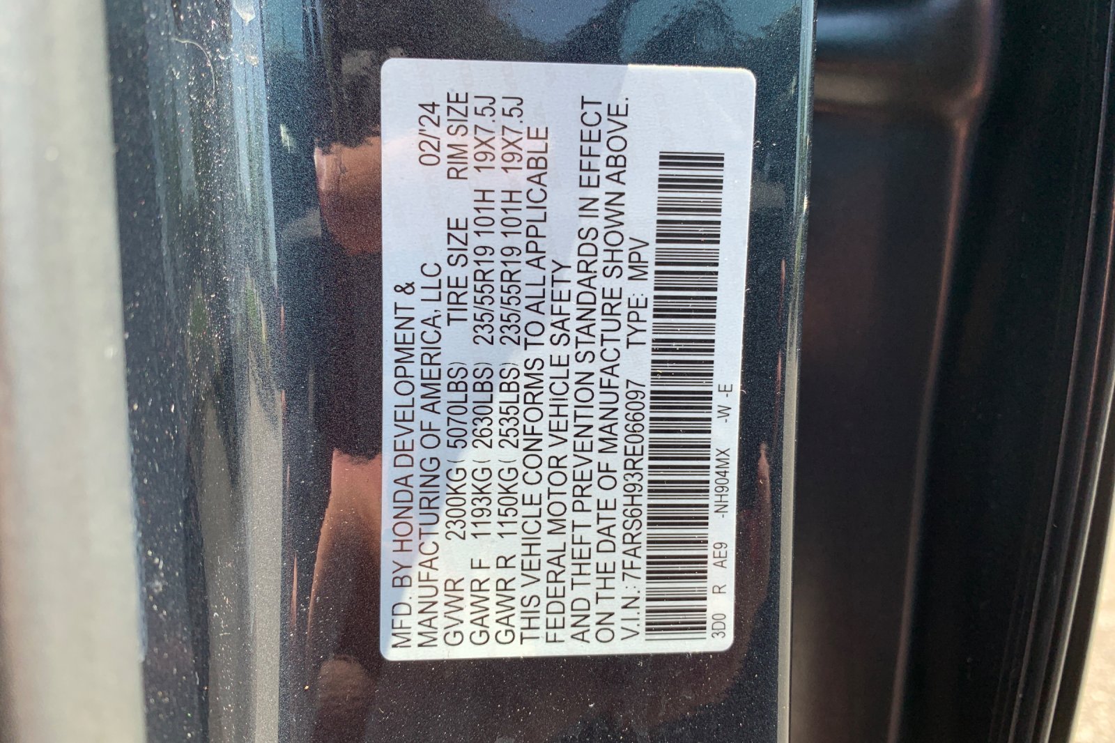 Certified Used 2024 Meteorite Gray Metallic Honda Sport Touring image 36