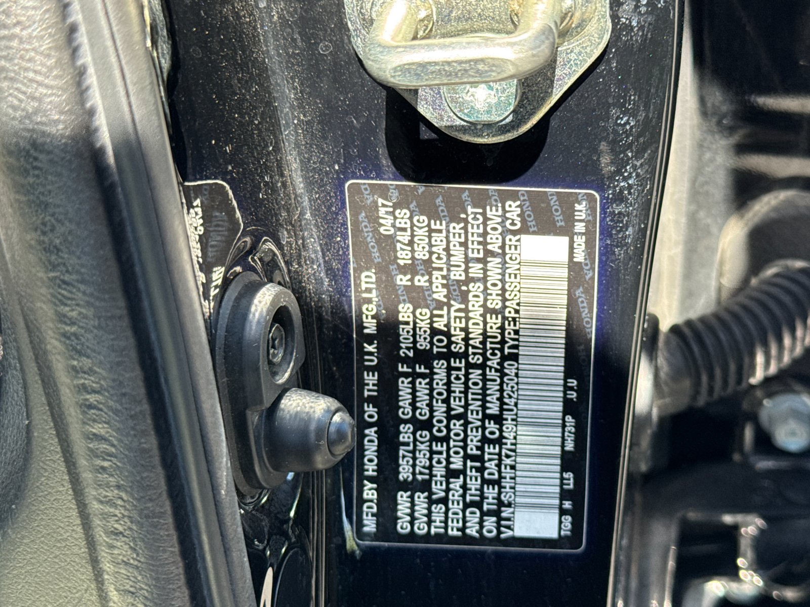 Used 2017 Black Honda Sport image 27