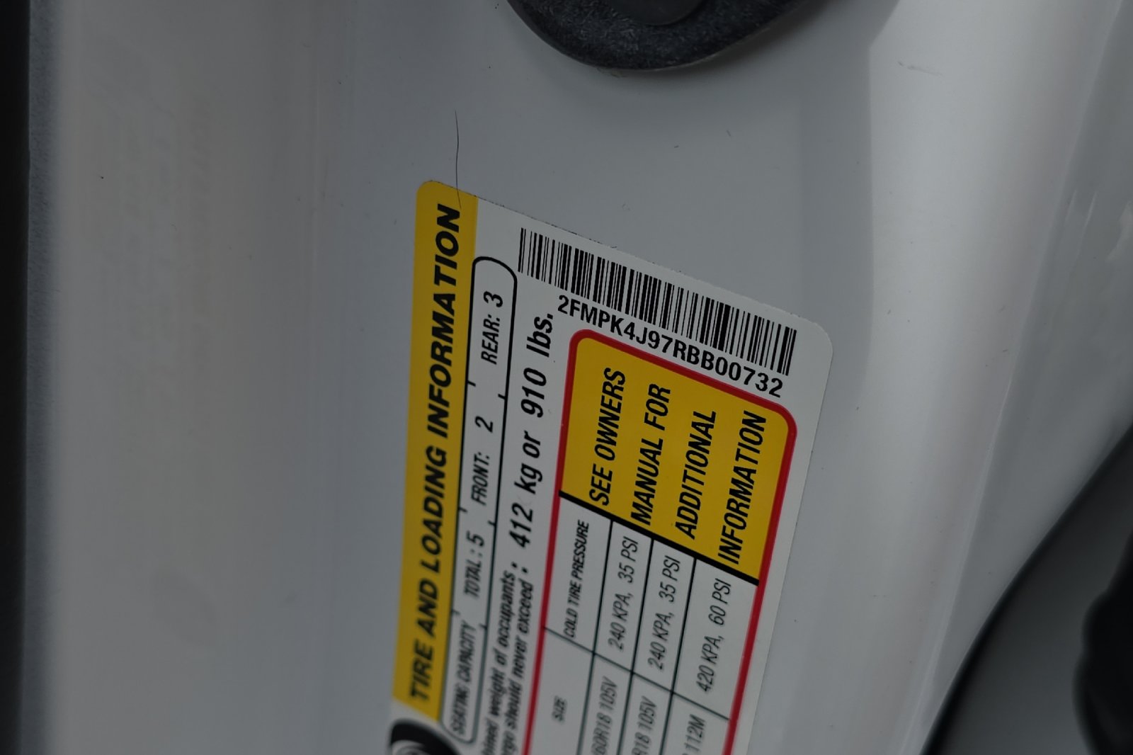 Used 2024 White Ford SEL image 29