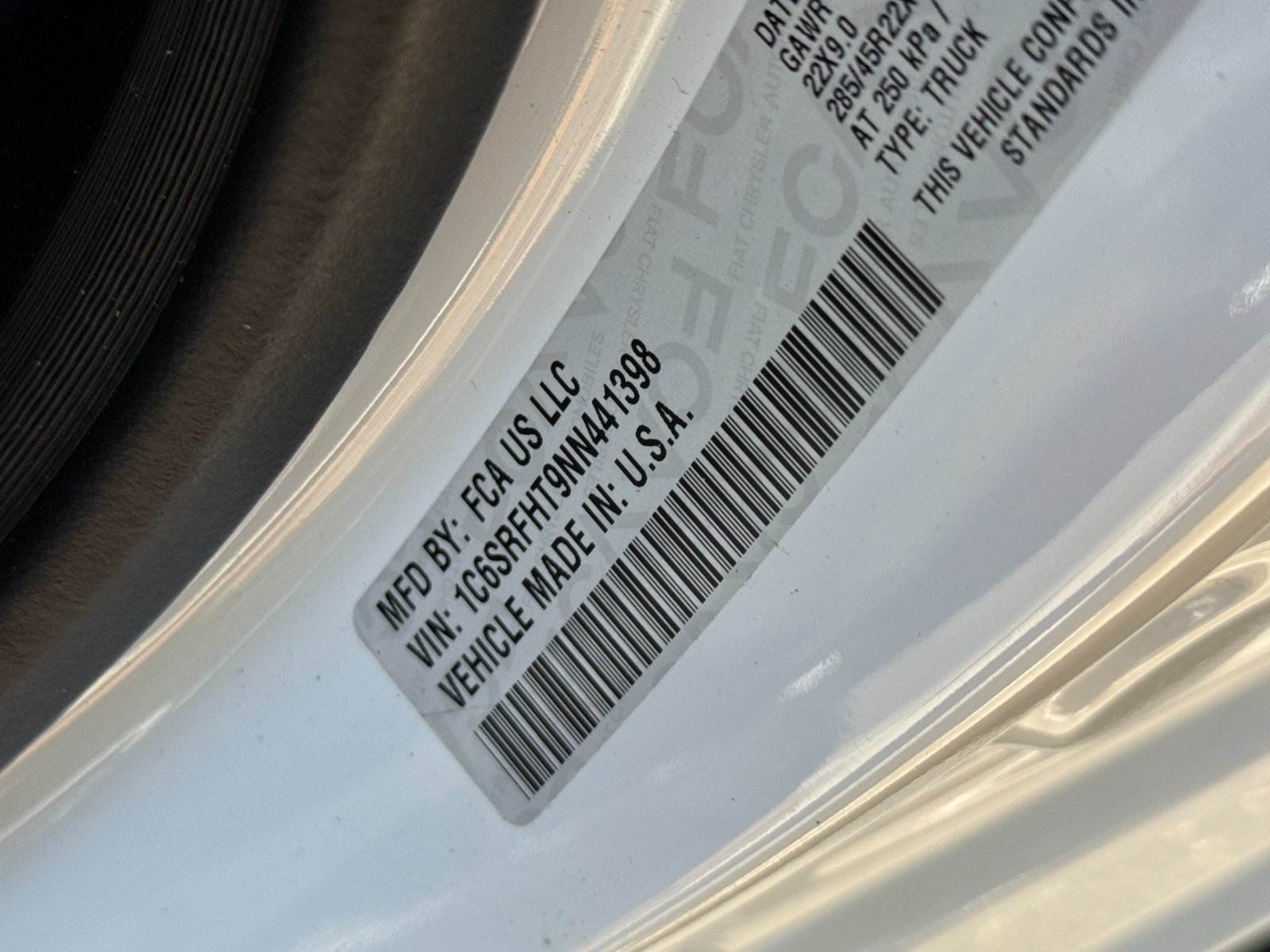 Used 2022 White Ram Limited image 28