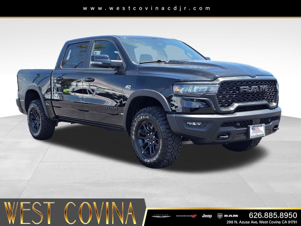 New 2026 Diamond Black Crystal Pearl-Coat Exterior Paint RAM Rebel image 3