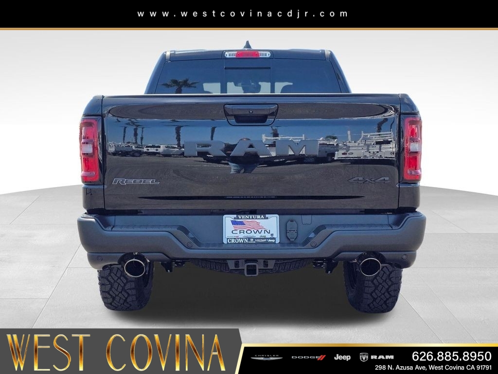 New 2026 Diamond Black Crystal Pearl-Coat Exterior Paint RAM Rebel image 6