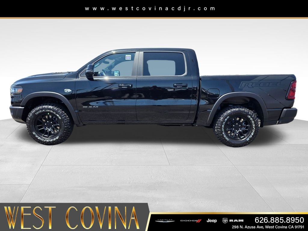 New 2026 Diamond Black Crystal Pearl-Coat Exterior Paint RAM Rebel image 8