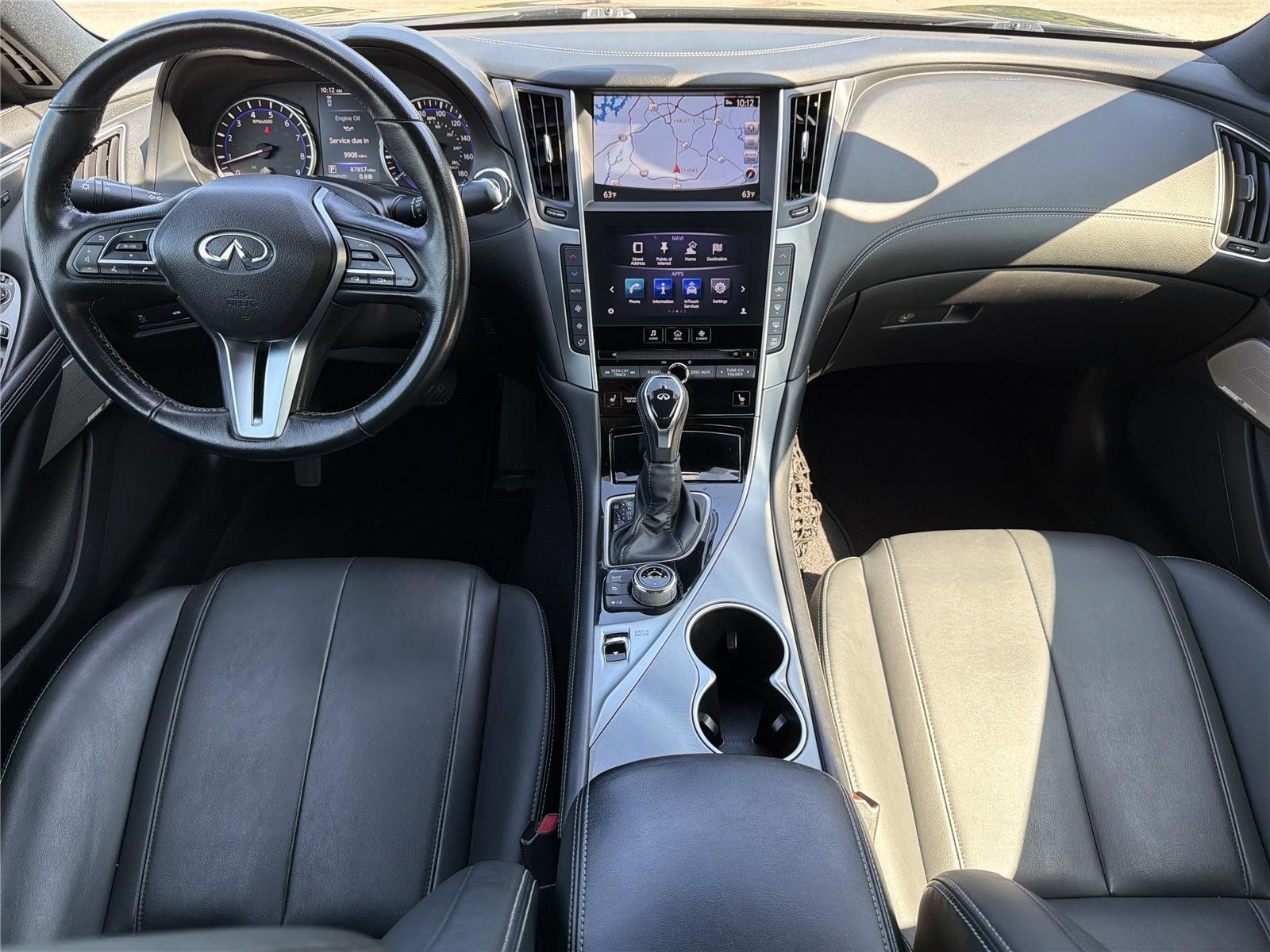 Used 2019 Black Obsidian INFINITI 3.0t LUXE image 8