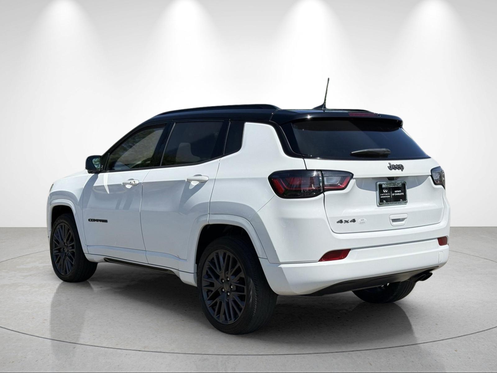 Used 2022 Bright White Clearcoat Jeep High Altitude image 3