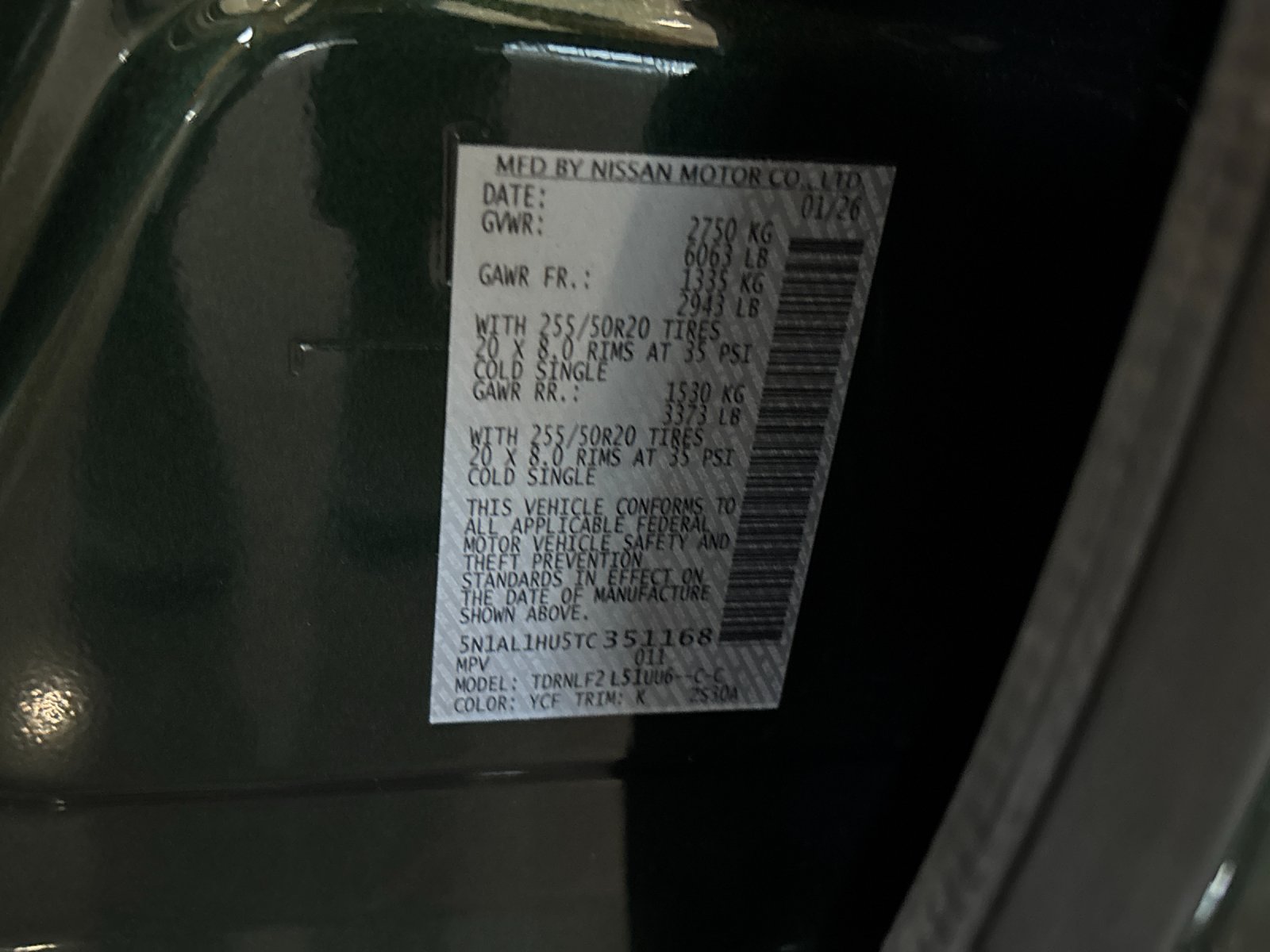 New 2026 2T DEEP EMRLD INFINITI Autograph AWD image 12