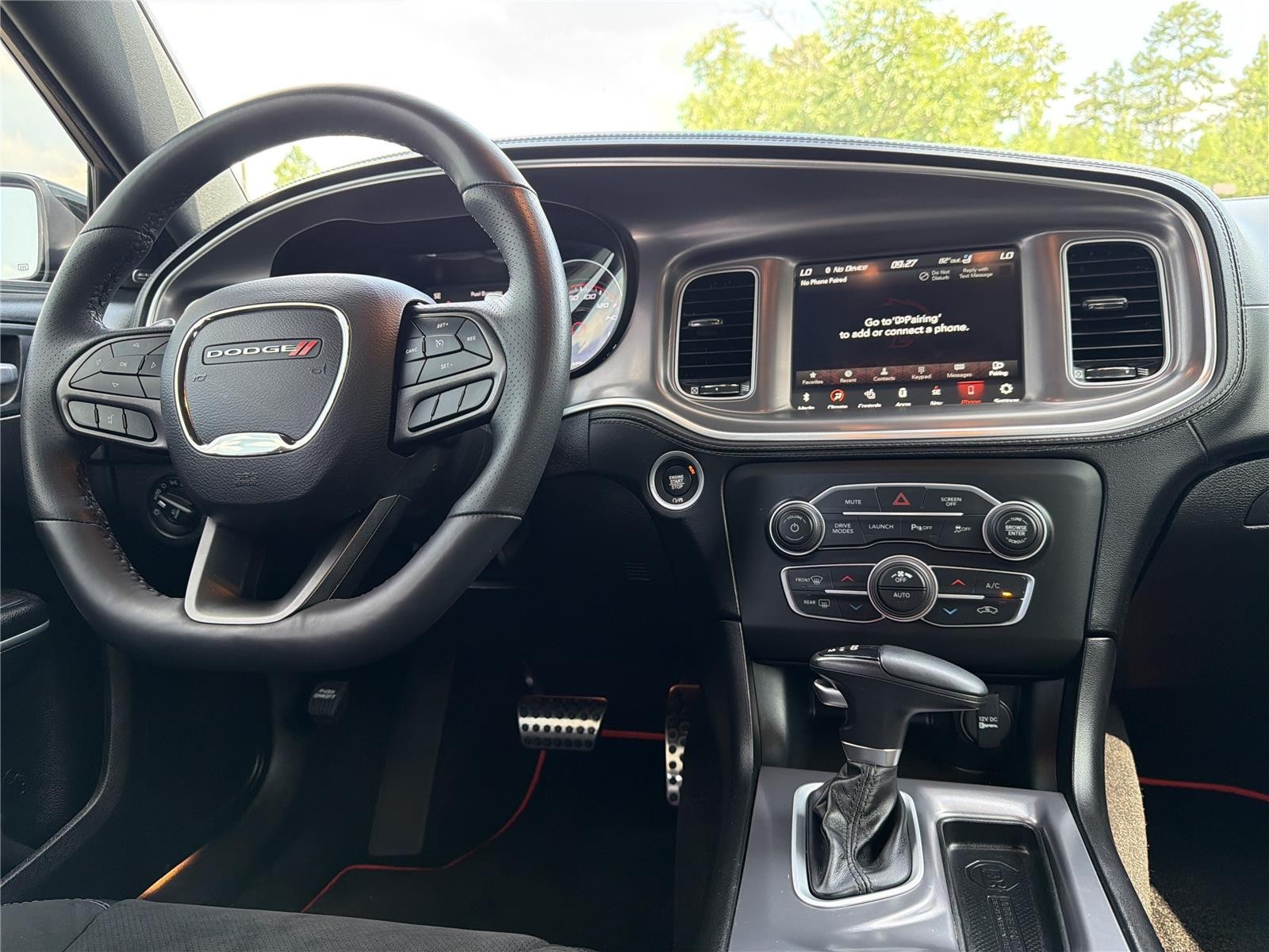 Used 2022 Pitch Black Clearcoat Dodge Scat Pack image 10