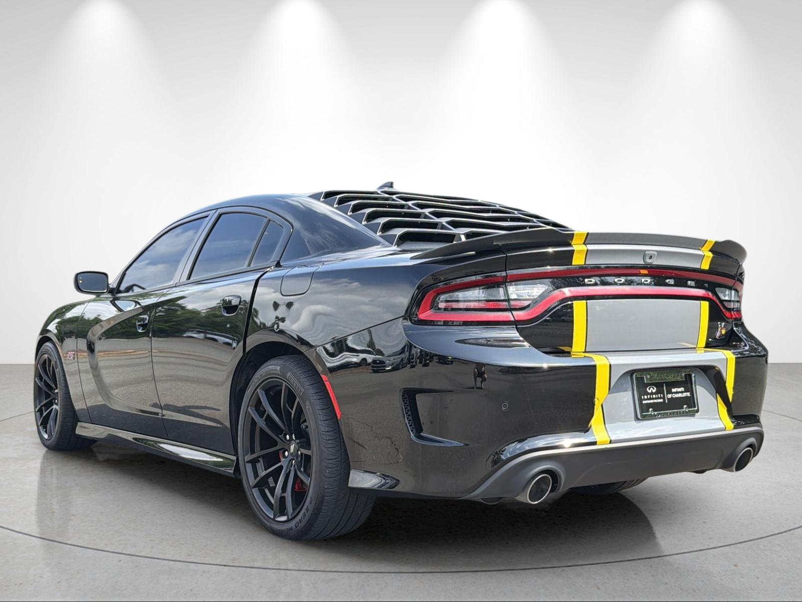 Used 2022 Pitch Black Clearcoat Dodge Scat Pack image 3