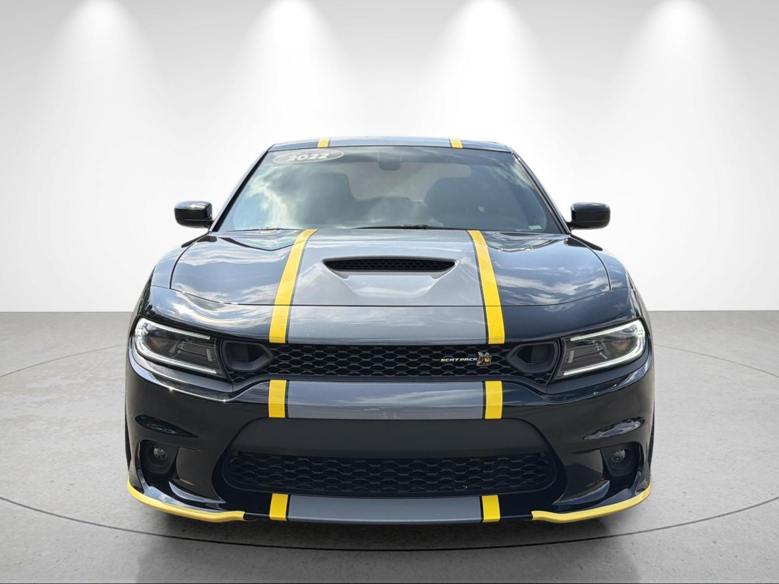 Used 2022 Pitch Black Clearcoat Dodge Scat Pack image 8