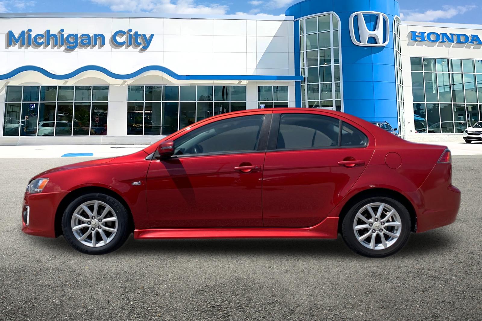 Used 2016 Mitsubishi Lancer SEL with VIN JA32V2FWXGU008481 for sale in Michigan City, IN