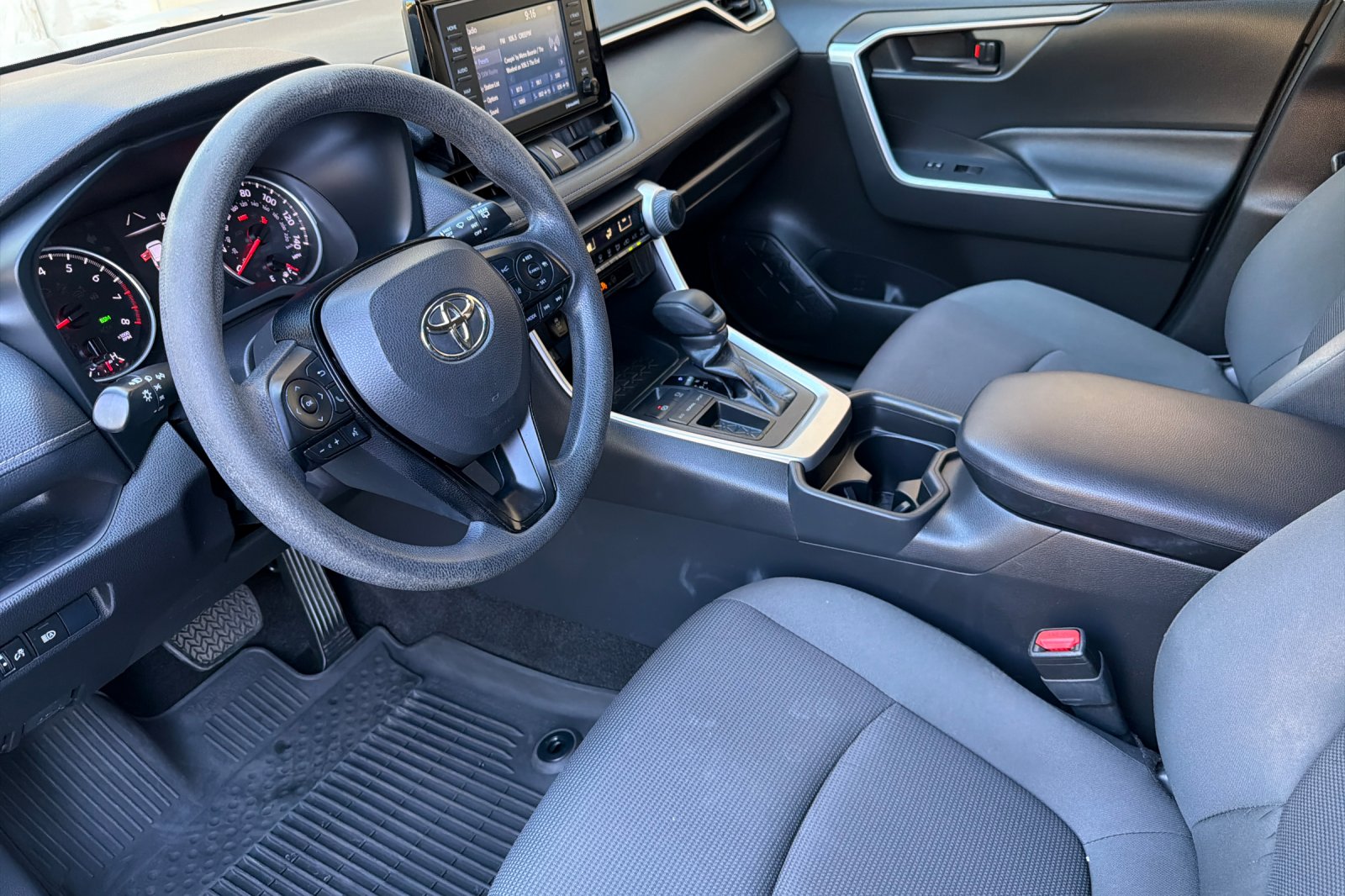 Used 2021 Silver Sky Metallic Toyota LE image 11