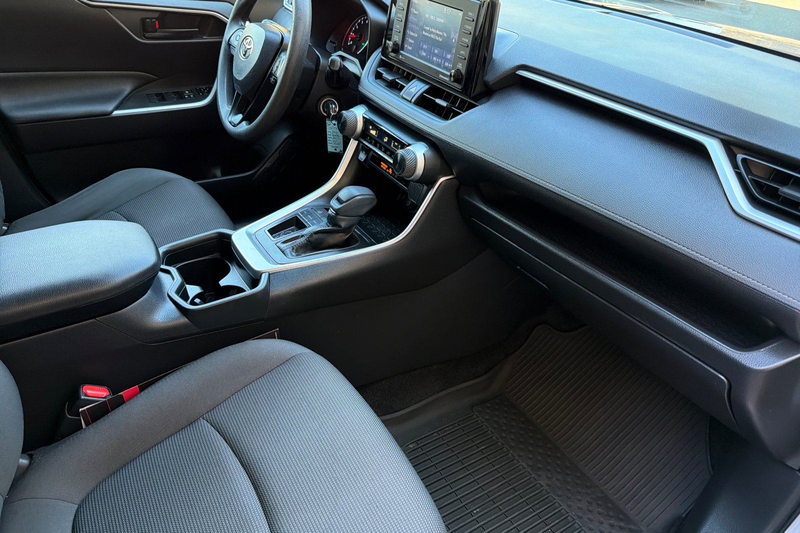 Used 2021 Silver Sky Metallic Toyota LE image 17