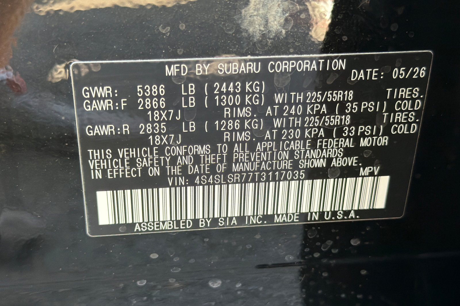 New 2026 CRYSTAL BLACK SILICA Subaru Limited Hybrid image 28