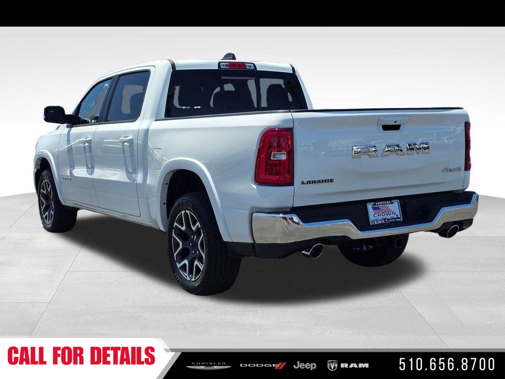 New 2026 Bright White Clear-Coat Exterior Paint RAM Laramie image 7