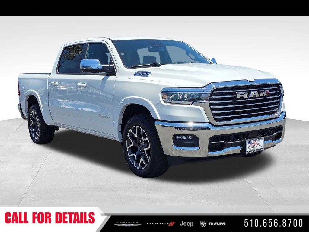 New 2026 Bright White Clear-Coat Exterior Paint RAM Laramie image 3