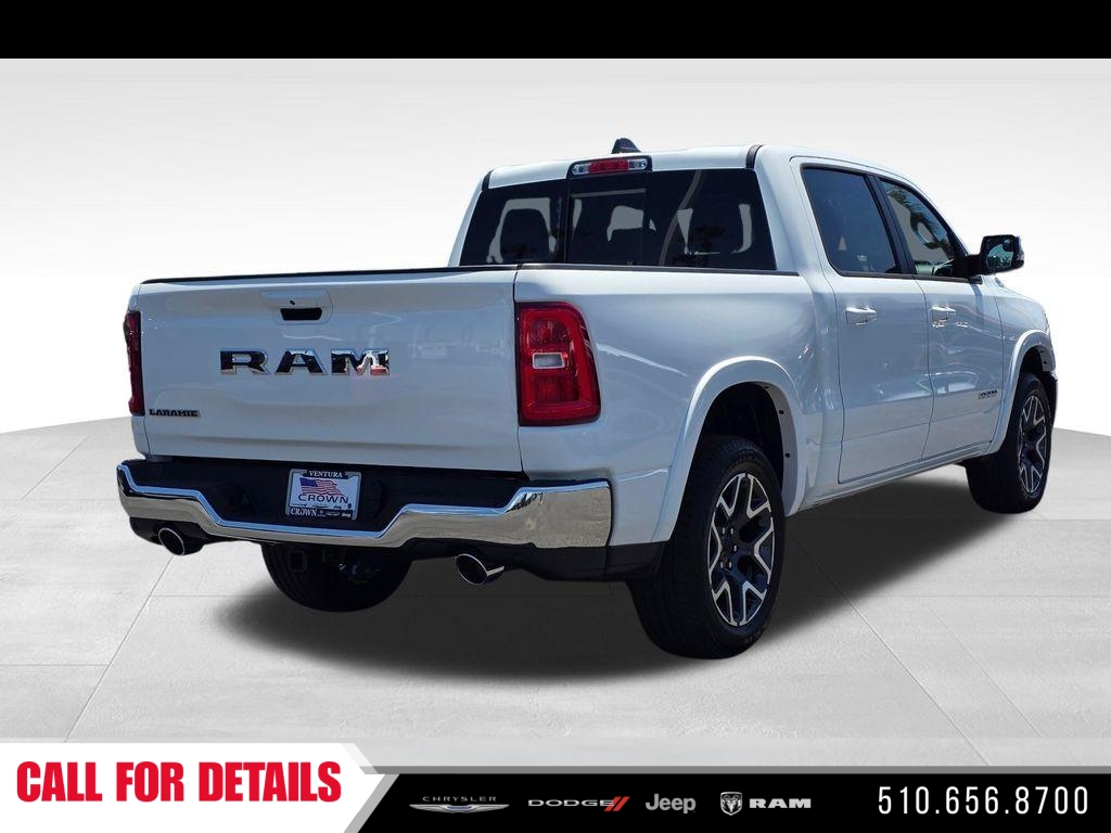 New 2026 Bright White Clear-Coat Exterior Paint RAM Laramie image 5