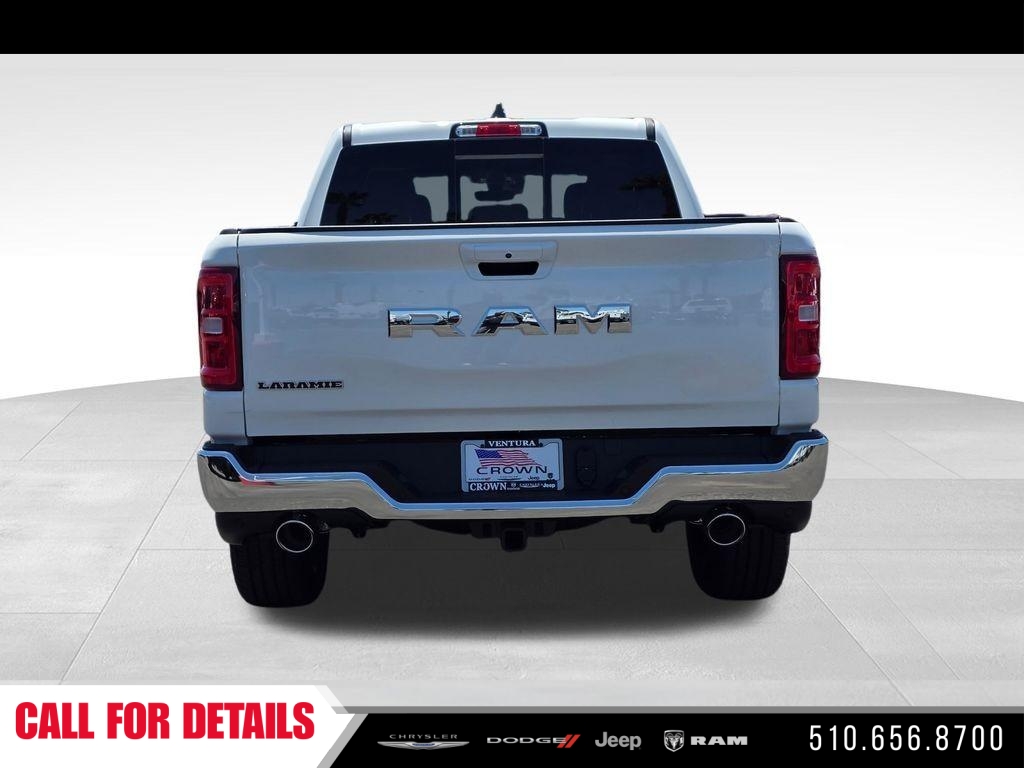 New 2026 Bright White Clear-Coat Exterior Paint RAM Laramie image 6