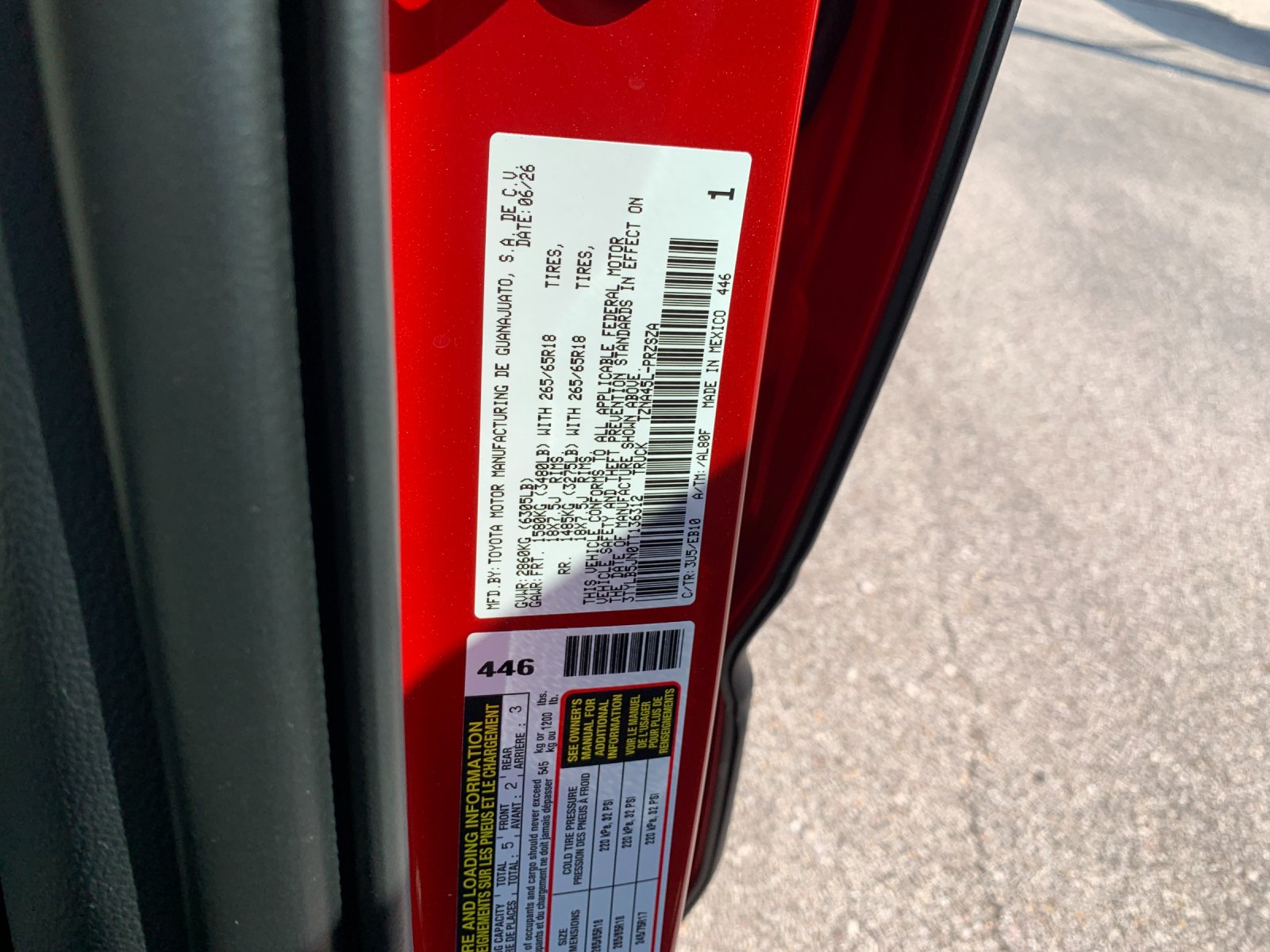 New 2026 Supersonic Red Toyota Limited image 32