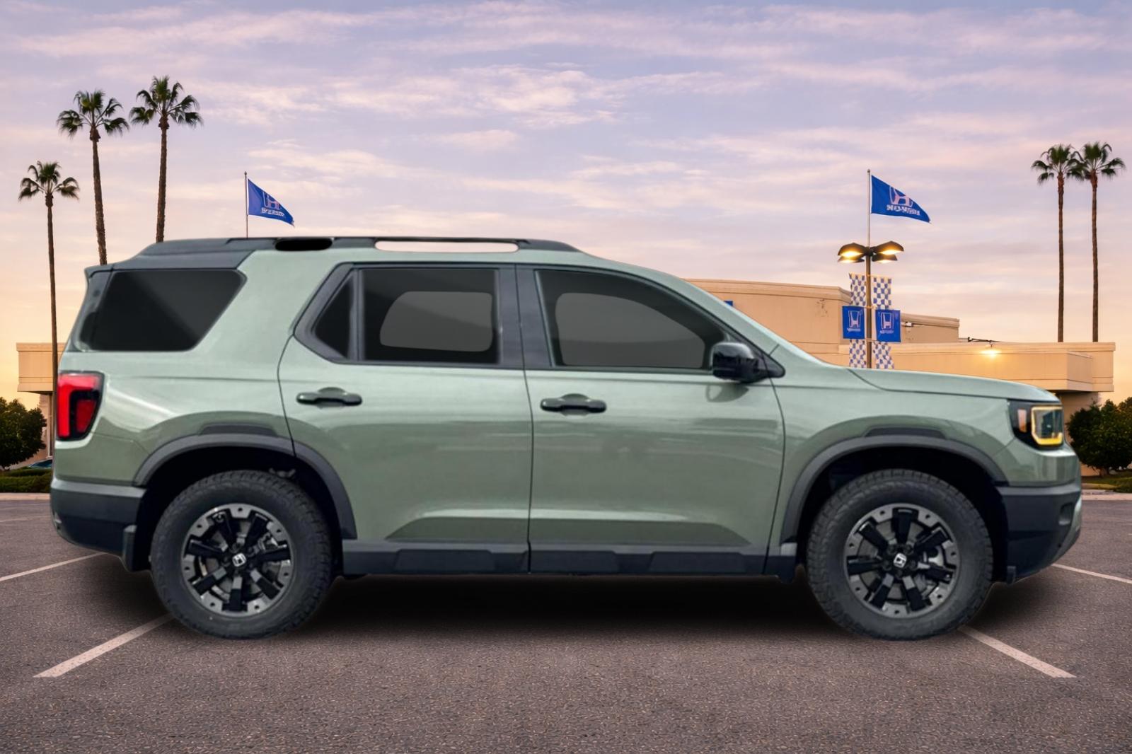 New 2026 Ash Green Metallic Honda TrailSport Elite image 3