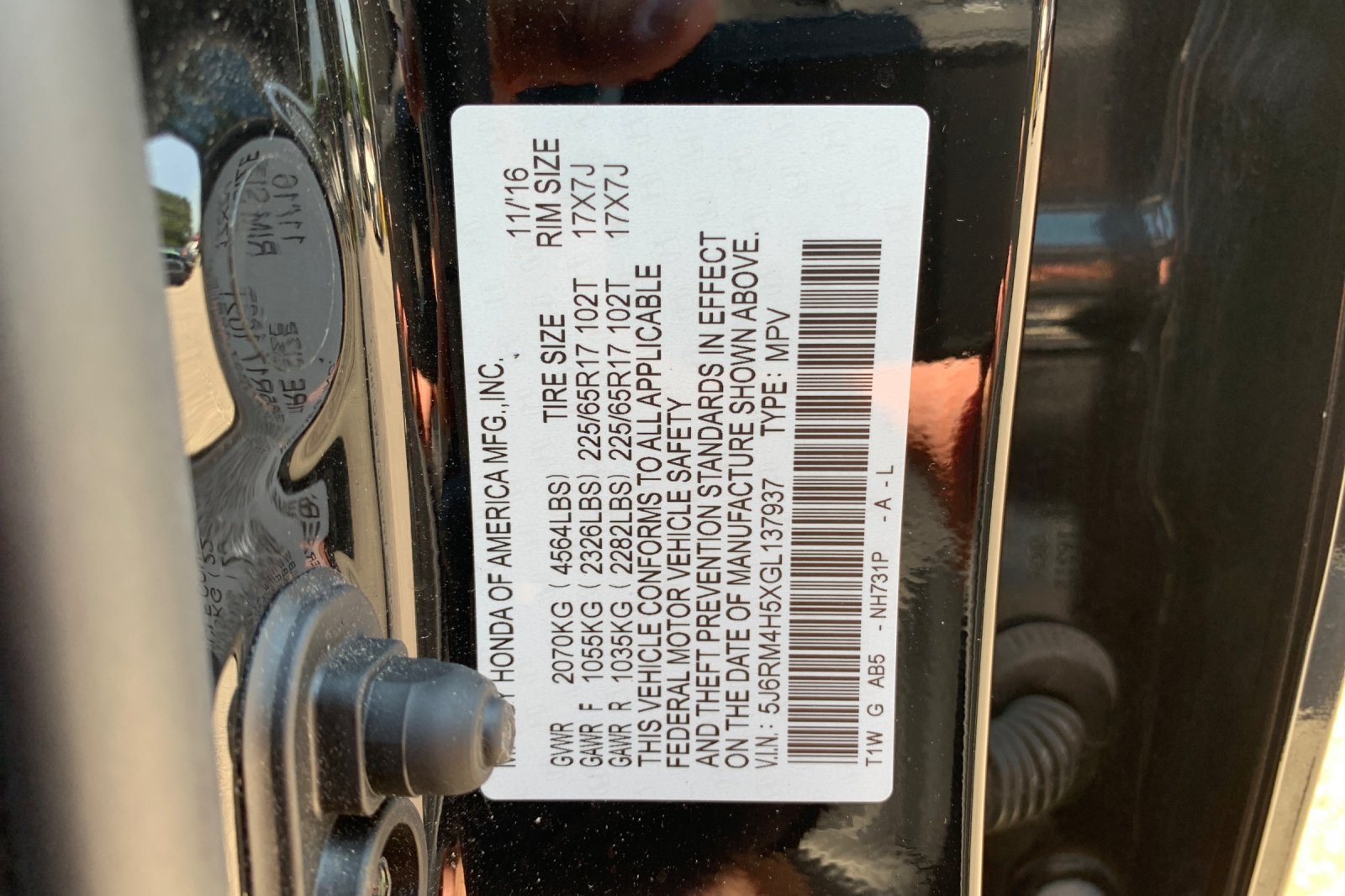 Certified Used 2016 Black Honda EX image 34