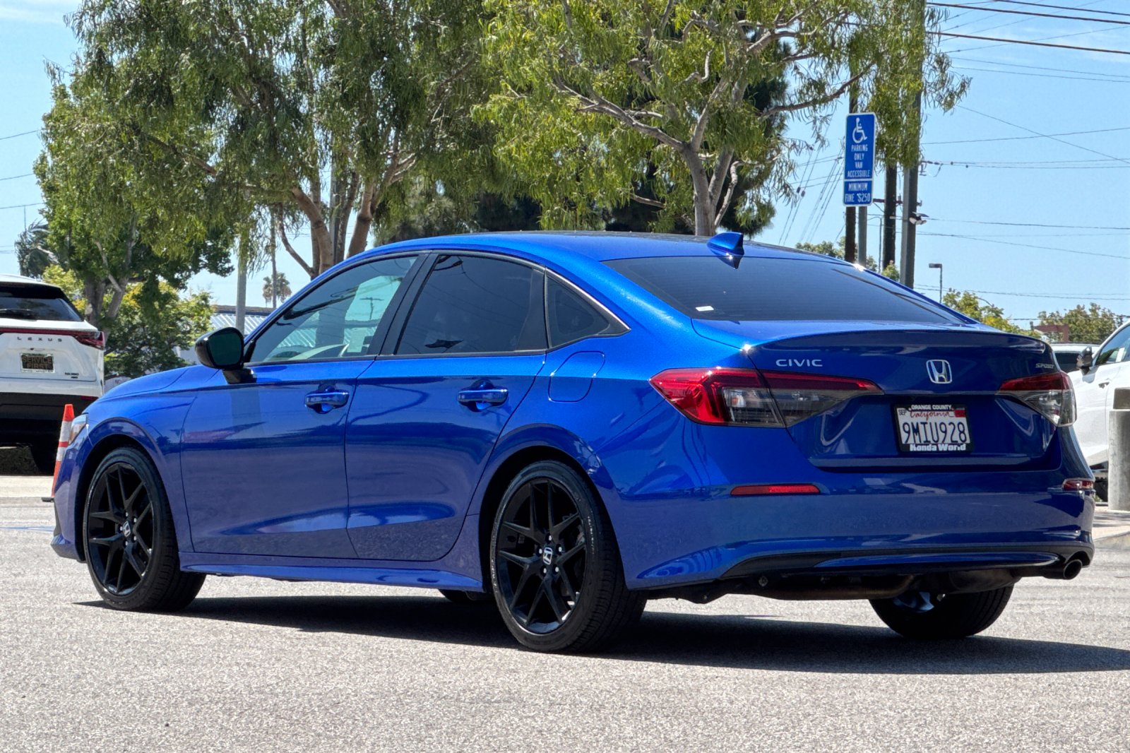 Certified Used 2022 Aegean Blue Metallic Honda SPORT image 6
