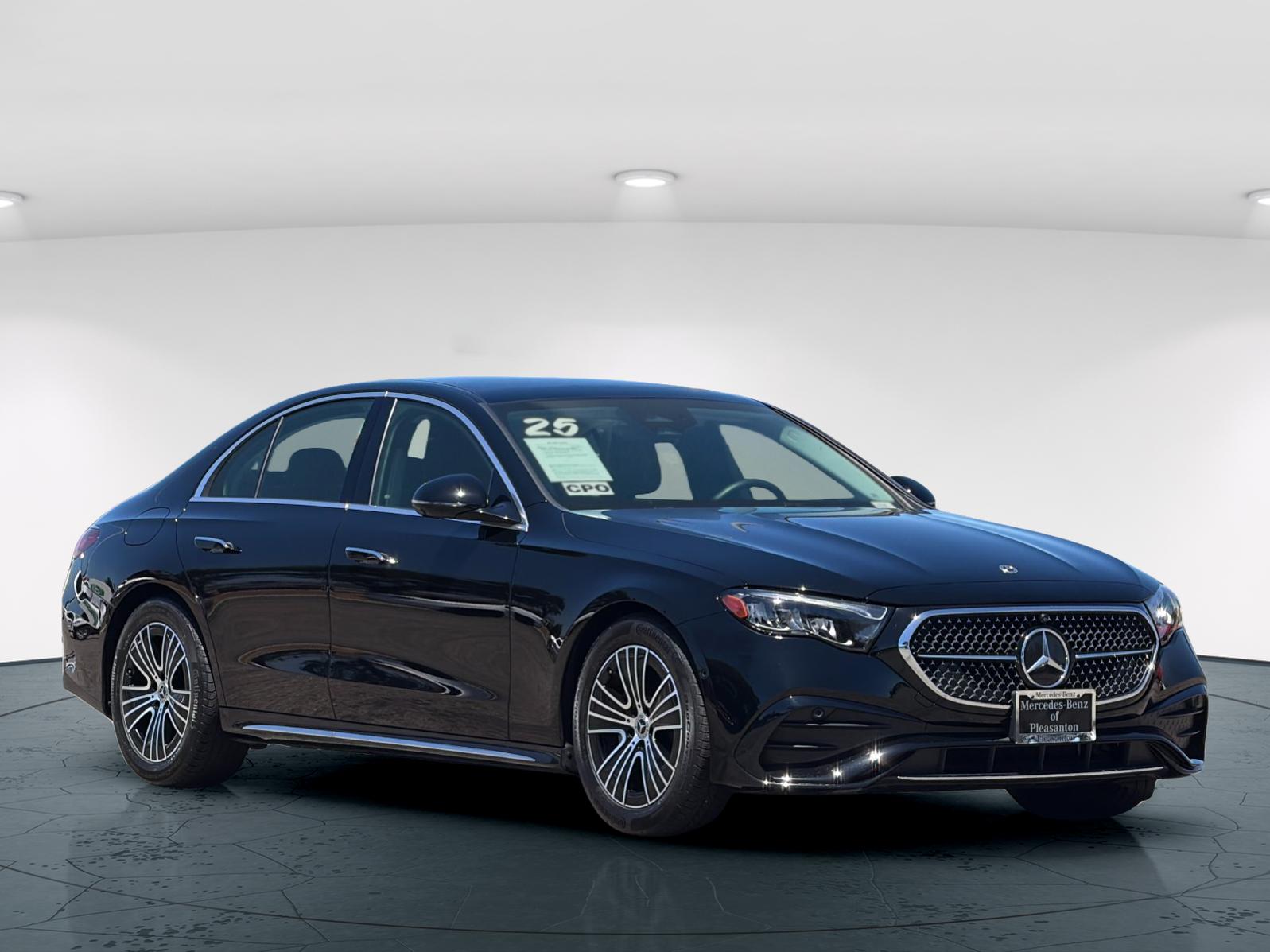 Certified Used 2025 Black Mercedes-Benz E 350 4D Sedan image 9