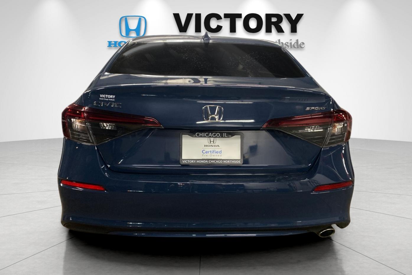 Certified Used 2025 Blue Honda Sport image 5