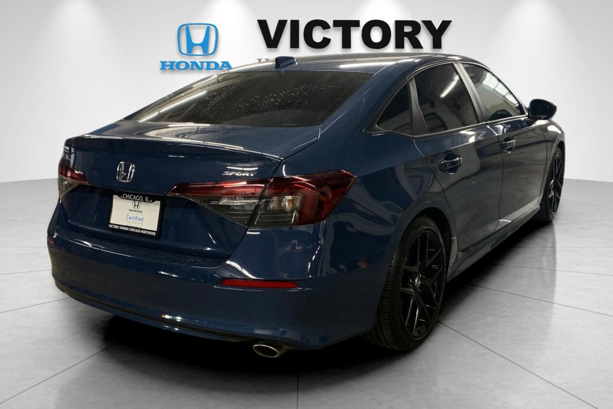 Certified Used 2025 Blue Honda Sport image 3