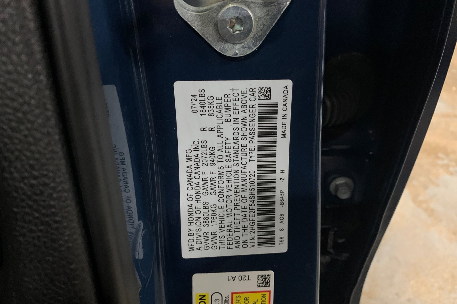 Certified Used 2025 Blue Honda Sport image 33