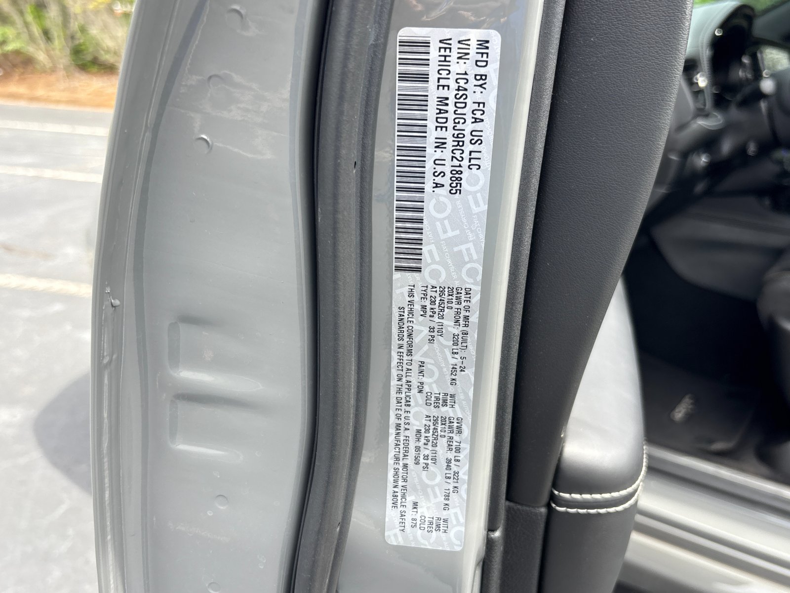 Used 2024 Destroyer Gray Clearcoat Dodge SRT 392 AlcHEMI image 12