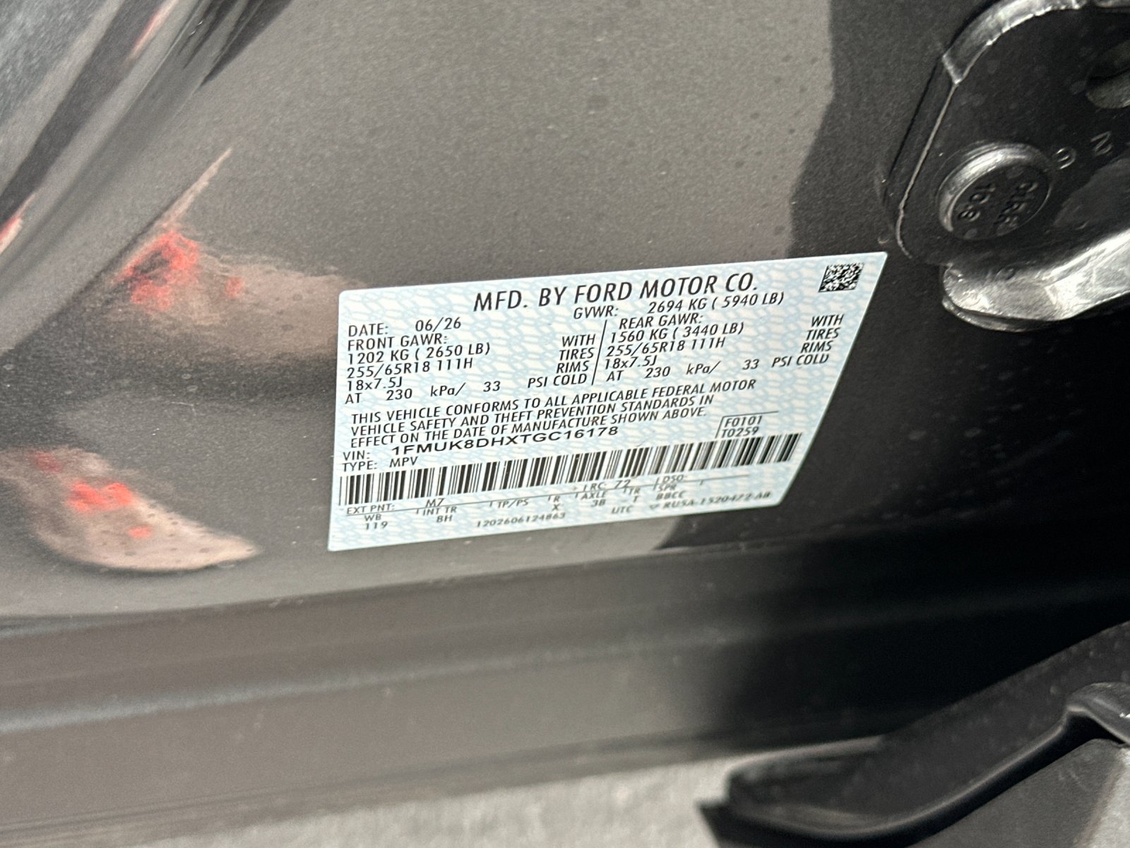 New 2026 Carbonized Gray Metallic Ford Active image 29