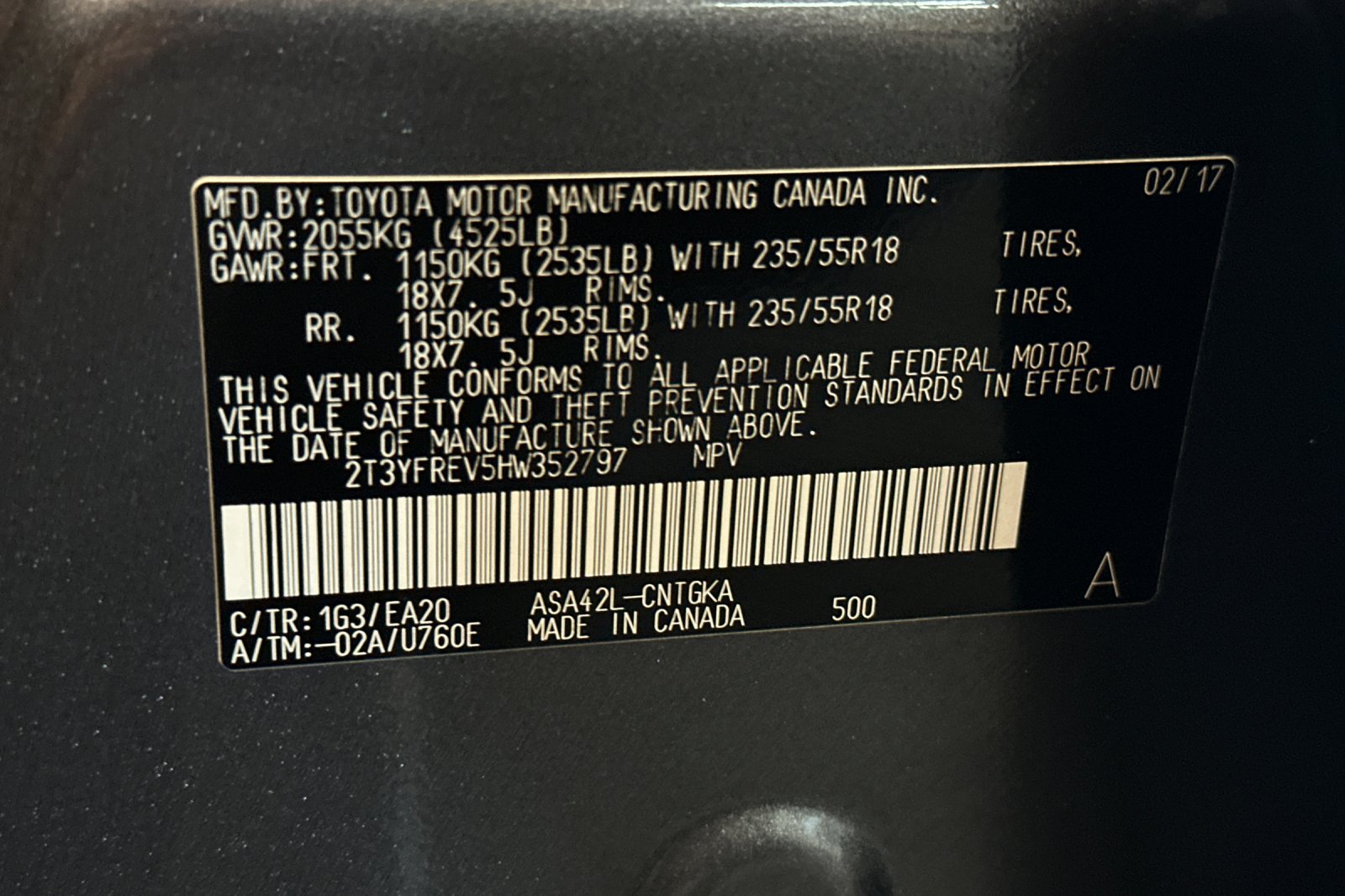 Used 2017 Gray Toyota Platinum image 29
