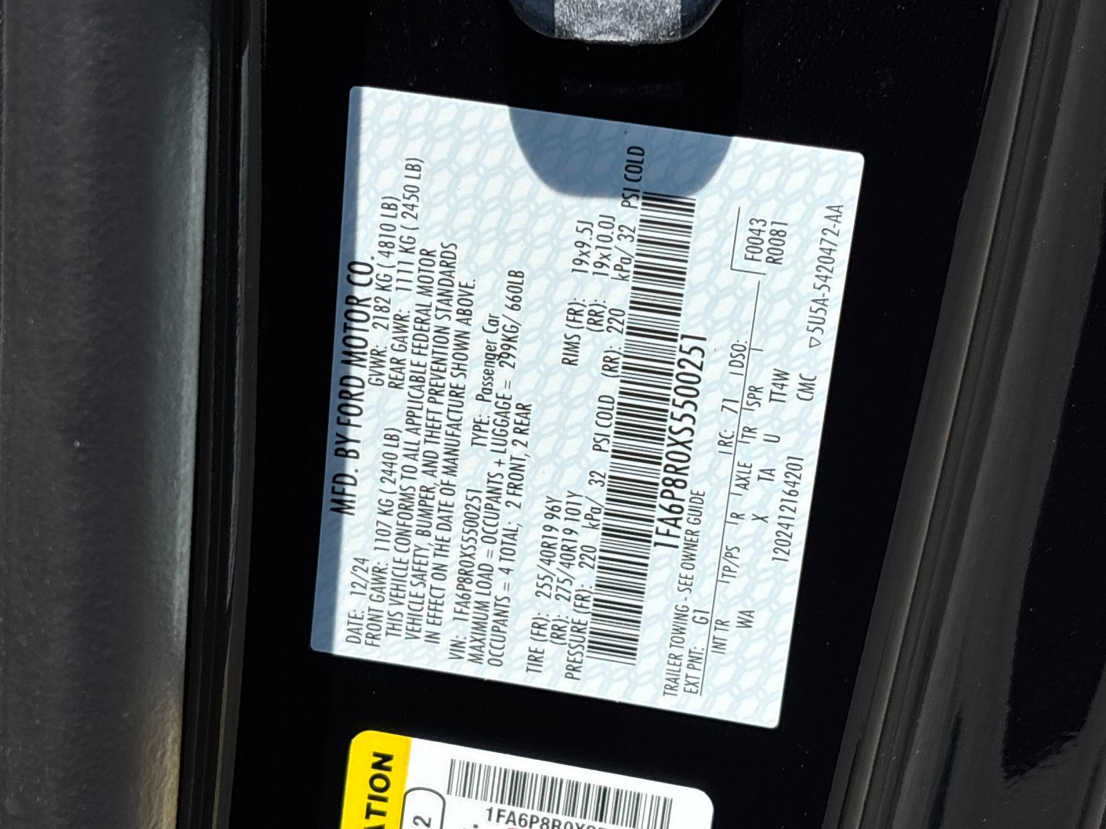 2025 Ford Mustang Dark Horse - Photo 12