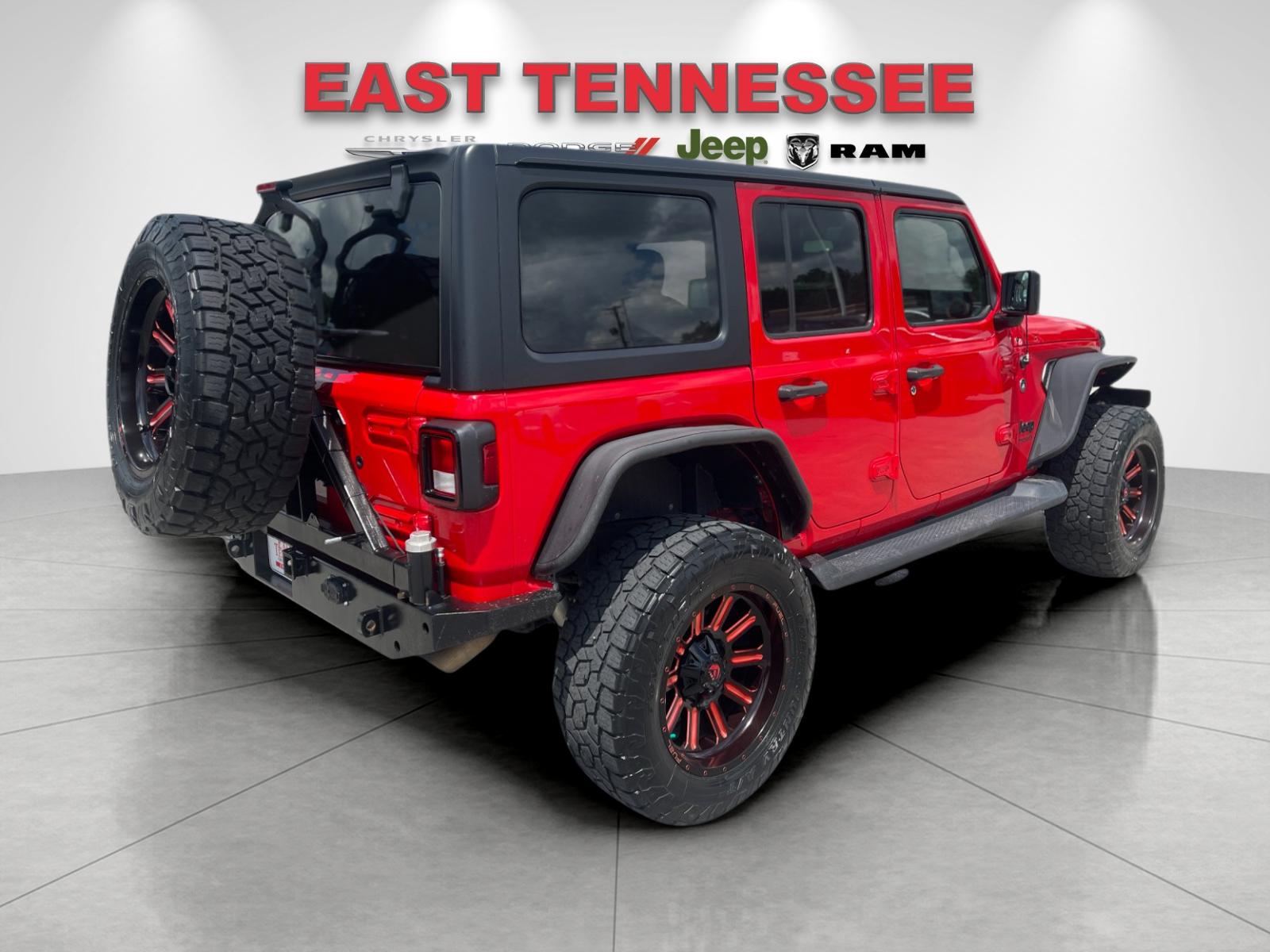 Used 2022 Red Jeep Unlimited Sport S image 3